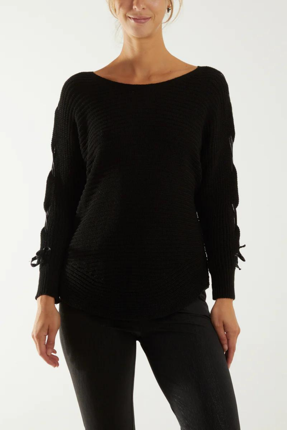 Black long sleeve jumper sale