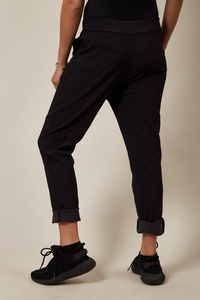 Stretch Trousers In Black
