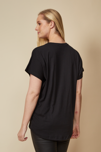 Oversized Banana T-Shirt in Black