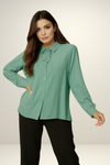Tie Neck Oversized Top