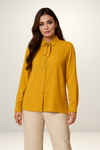 Tie Neck Oversized Top