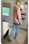 Long Sleeves Relaxed Fit Shirt in Pink