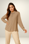 Tie Neck Oversized Top