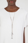 Short Sleeves Oversized Pleated Top in White