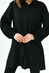 Oversized Balloon Sleeves Shirt Tunic