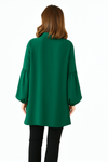 Oversized Balloon Sleeves Shirt Tunic