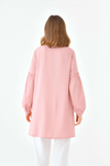 Oversized Balloon Sleeves Shirt Tunic