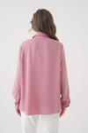 Relaxed Fit Long Sleeves Cuff Detailed Top in Pink