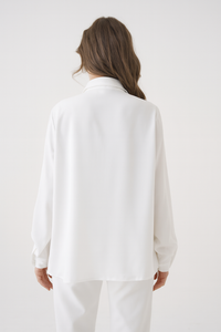 Relaxed Fit Long Sleeves Cuff Detailed Top
