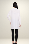 Relaxed Fit Long Sleeves Brooch Detailed Tunic