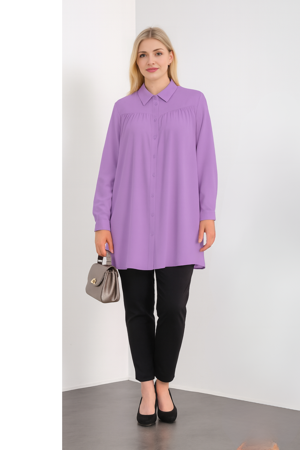 Relaxed Fit Long Sleeves Tunic