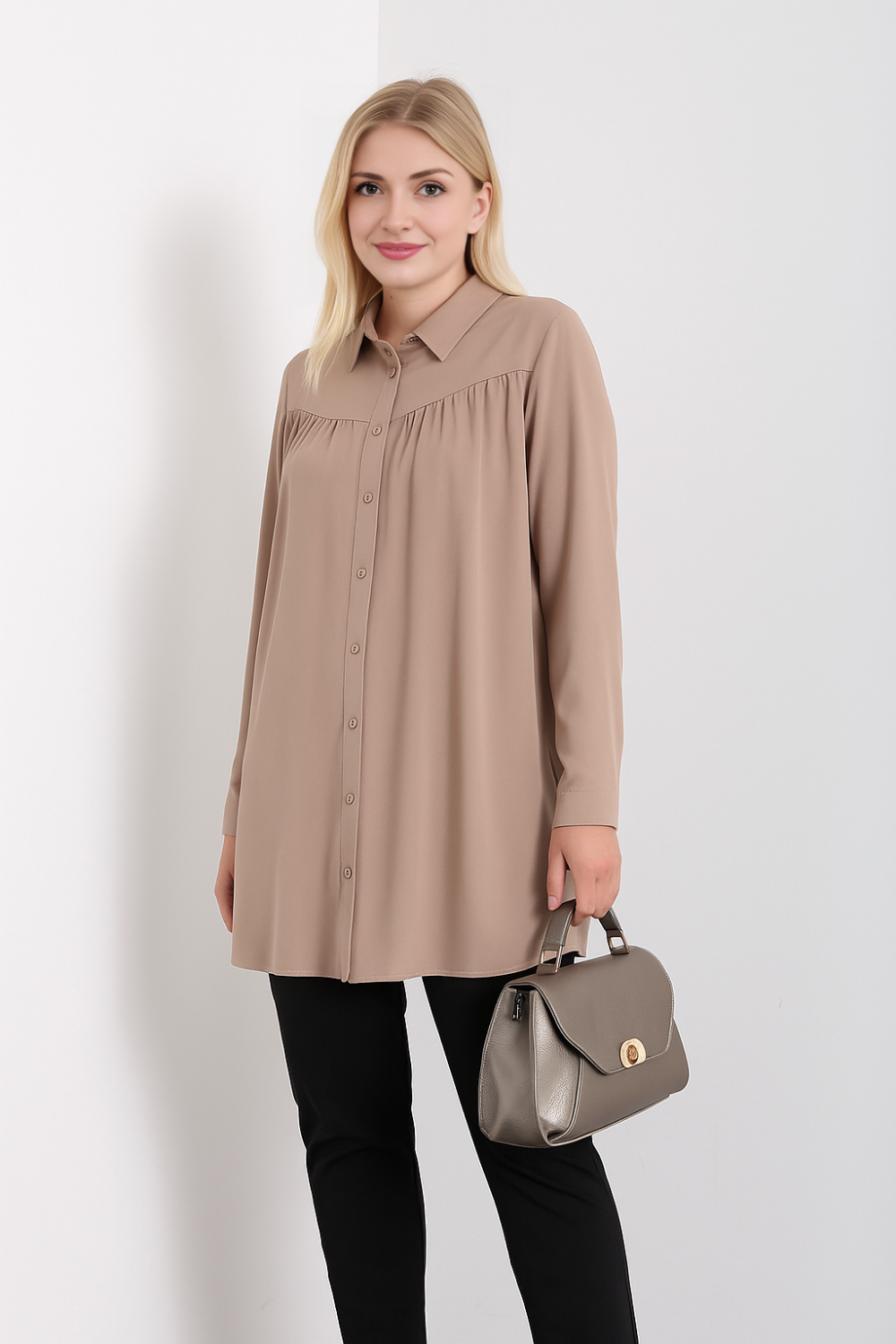Relaxed Fit Long Sleeves Tunic