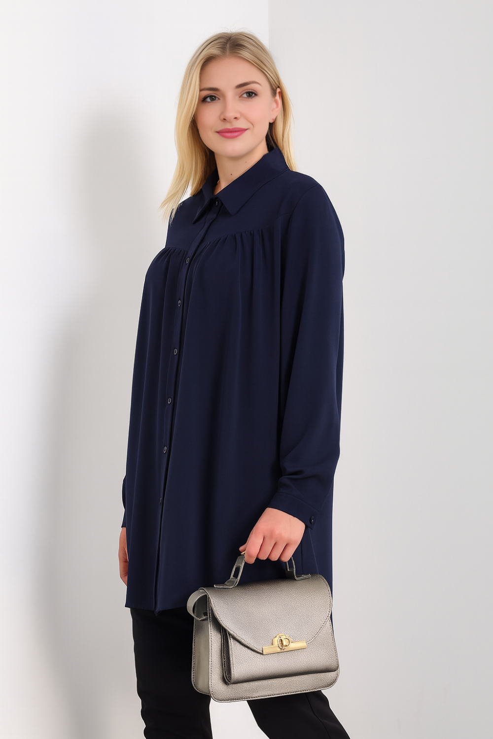 Relaxed Fit Long Sleeves Tunic