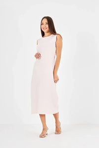 Light Pink 100% Cotton Jersey 120 cm Slip Dress