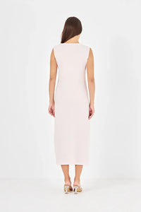 Light Pink 100% Cotton Jersey 120 cm Slip Dress