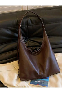 Soft Textured Shoulder Bag – Premium Craftsmanship in Smooth Vegan Leather