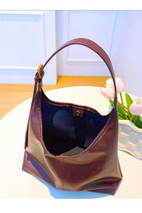 Soft Textured Shoulder Bag – Premium Craftsmanship in Smooth Vegan Leather