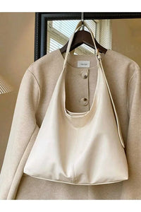 Soft Textured Shoulder Bag – Premium Craftsmanship in Smooth Vegan Leather