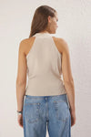 Modal Wrap-Front Woven Blouse