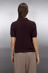 Polo Neck Premium Yarn Knit Lightweight Blouse