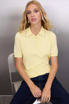 Polo Neck Premium Yarn Knit Lightweight Blouse