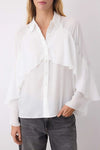 Boho Woven Shirt with Ruffle Details