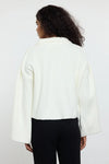 Soft-Textured Coat-Style Knit Cardigan