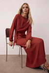 Linen-Look Woven Dress