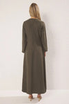 Linen-Look Woven Dress