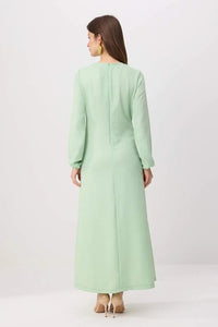 Linen-Look Woven Dress