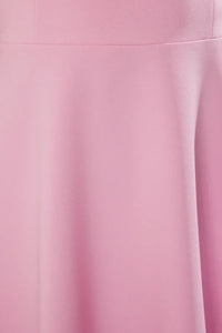 Elegant Woven Midi A-Line Dress with Tie-Strap Detail
