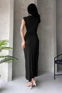 Elegant Bodycon Maxi Evening Dress