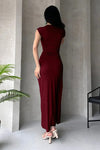 Elegant Bodycon Maxi Evening Dress