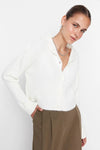 Cropped Soft-Textured High Neck Knit Cardigan