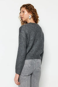 Wrap Knit Sweater