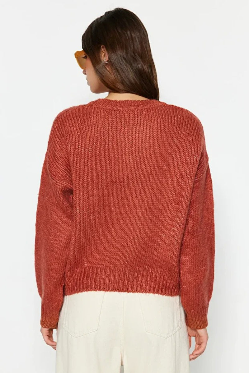 Wrap Knit Sweater