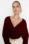 Wrap Knit Sweater