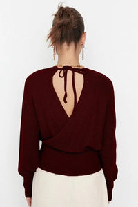 Wrap Knit Sweater