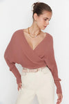 Wrap Knit Sweater