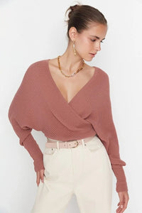 Wrap Knit Sweater