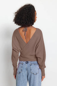 Wrap Knit Sweater
