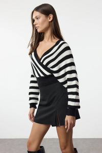 Wrap Knit Sweater