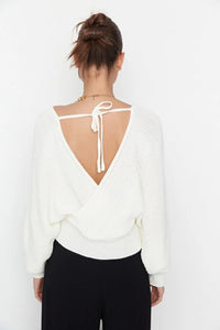Wrap Knit Sweater