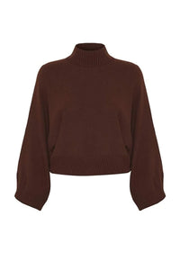 Oversized Flared Sleeve Knit Sweater