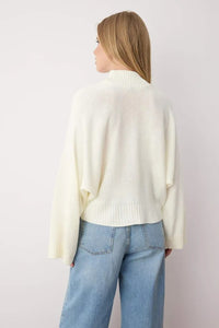 Oversized Flared Sleeve Knit Sweater