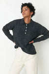 Oversized Soft-Textured Knit Sweater