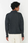 Oversized Soft-Textured Knit Sweater