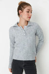 Oversized Soft-Textured Knit Sweater