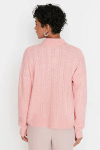 Oversized Soft-Textured Knit Sweater
