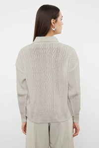 Oversized Soft-Textured Knit Sweater